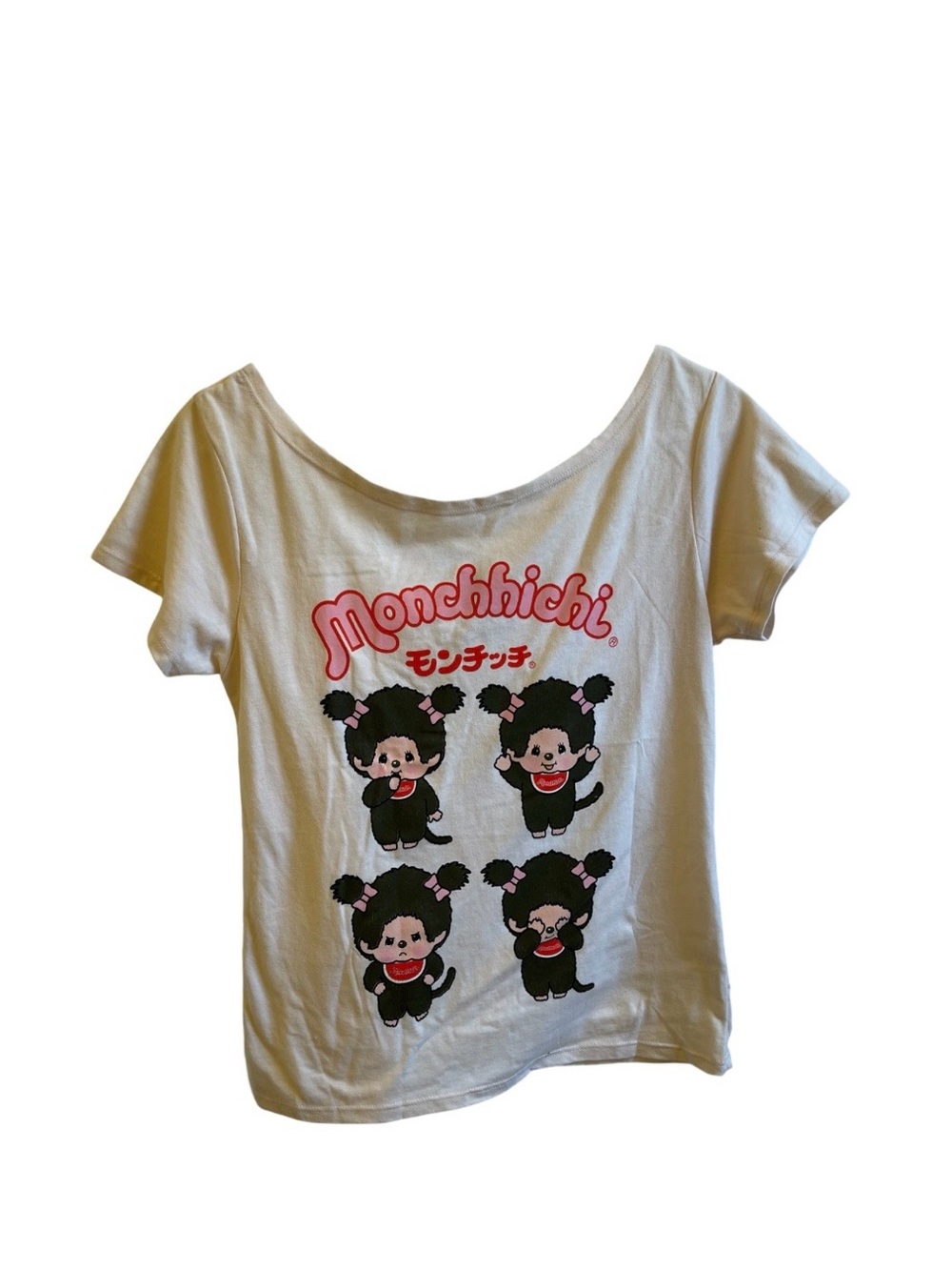 Monchhichi Japanese Junior's T-Shirt Size S Sekiguchi Kawaii Tee - NWT **